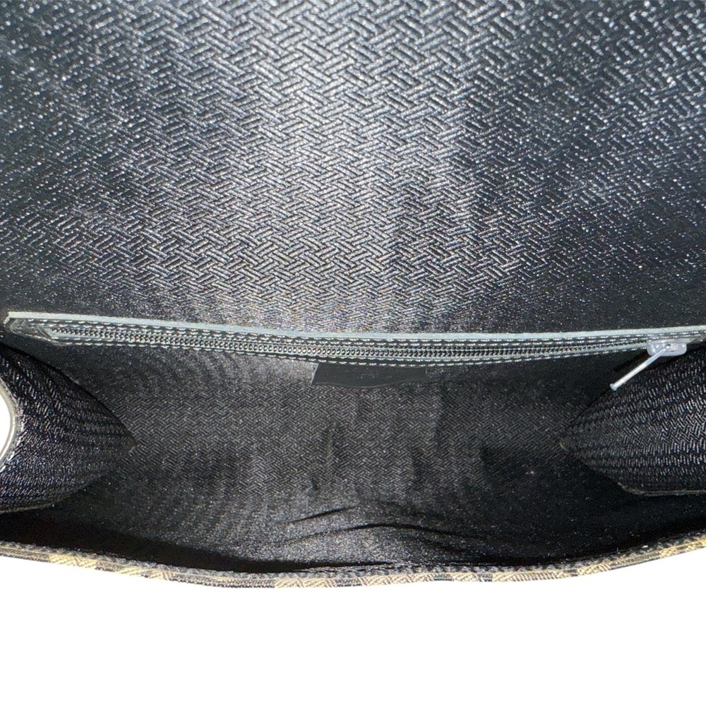 Authentic Christian Dior Vintage Oblique Trotter Monogram Canvas Clutch Pouch - Picture 14 of 16